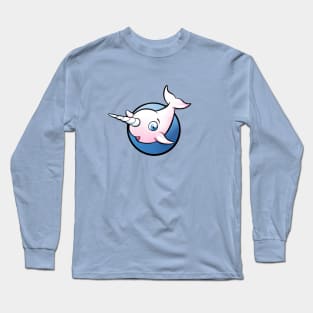 Cute Narwhal - The Unicorn of the Sea Long Sleeve T-Shirt